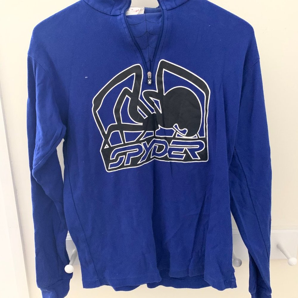 SPYDER Kids XL Blue Pull Over 1/4 Zip XL